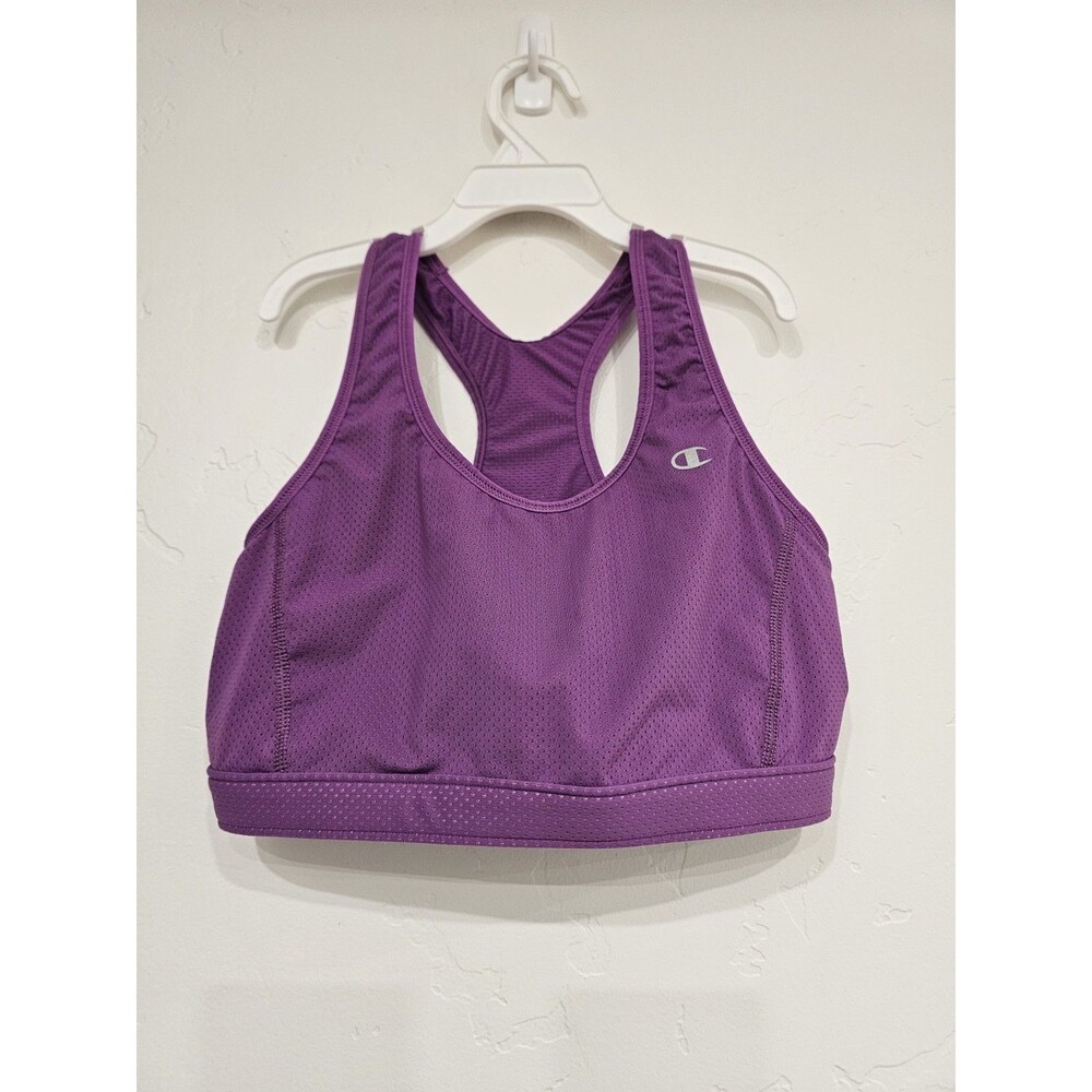 Champion Women’s Reversible Purple Sport Bra Size Small